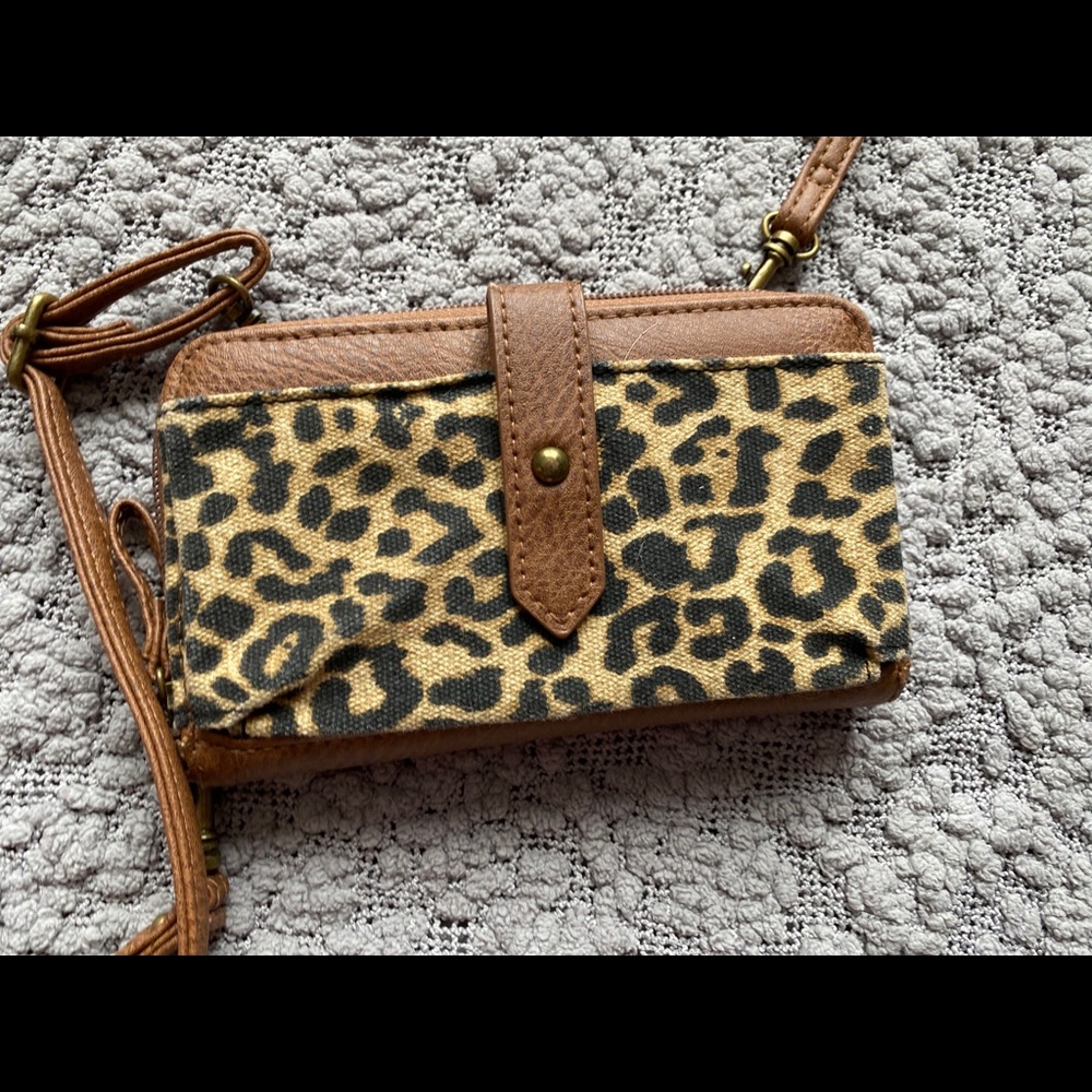 Maurices leopard crossbody